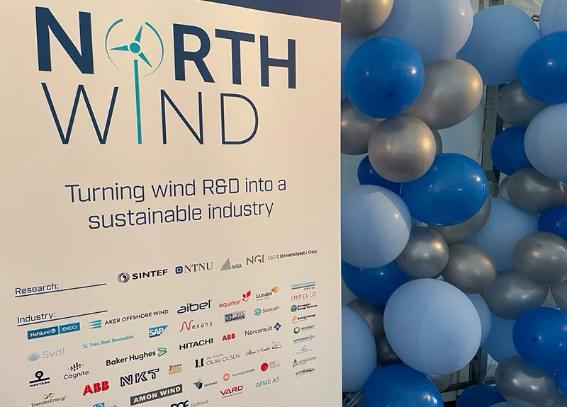 NorthWind banner and balloons