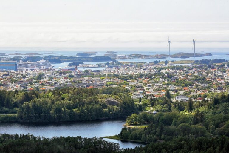 Skyline of Haugesund, Norway