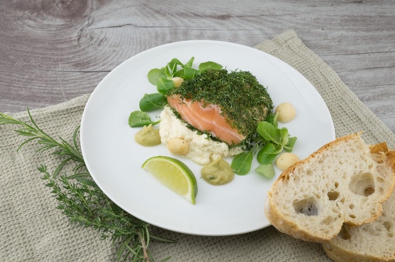 Norwegian salmon and dill