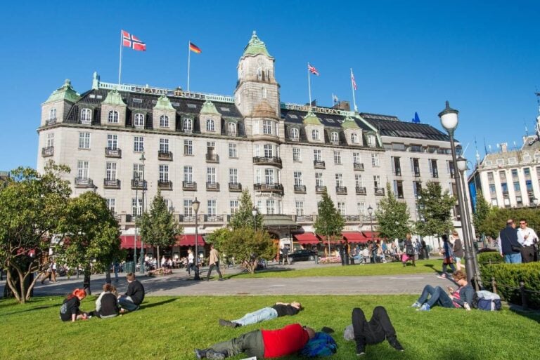 Grand Hotel in downtown Oslo, Norway