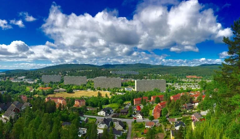 Grorud district in eastern Oslo