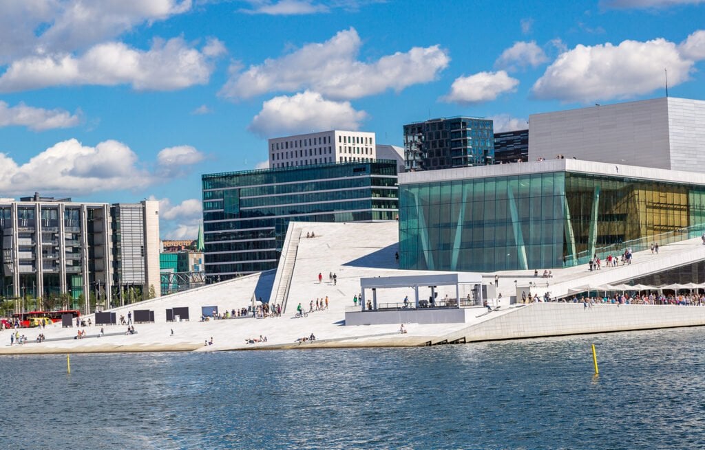 An image of Oslo Opera House in Norway.