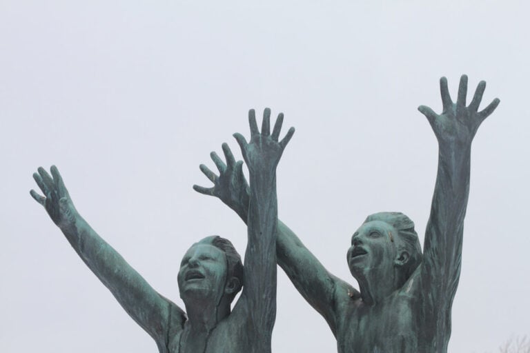 Statues of children playing at Oslo's Vigeland Park