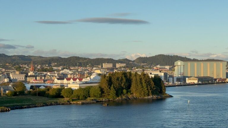 Waterfront view of Haugesund. Photo: David Nikel.