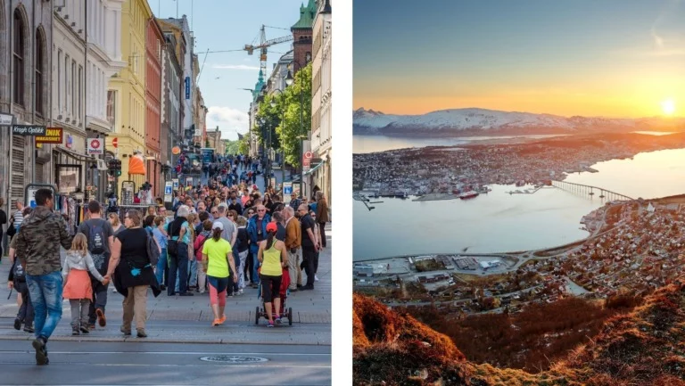 Photos of Oslo and Tromsø in Norway