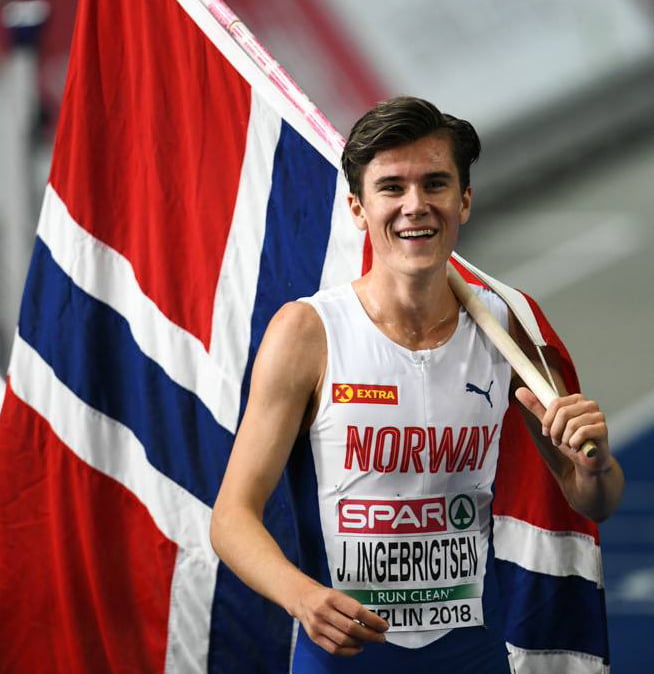 Jakob Ingebrigtsen at the 2018 European Athletics Championships