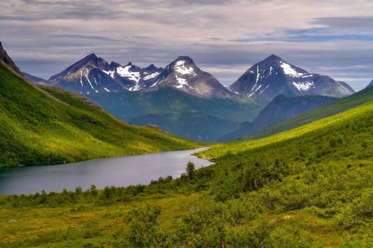 Mountain scenery in Jotunheimen National Park.