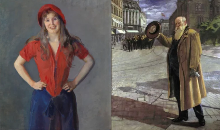 Work of famous Norwegian artist Christian Krohg.