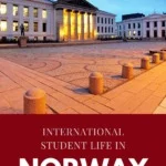 International student life in Norway pin