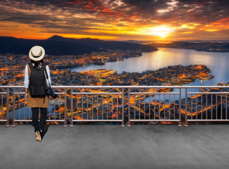 Asian immigrant in Bergen, Norway