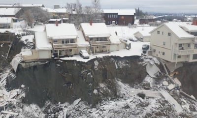 The Gjerdrum quick clay landslide in 2020.