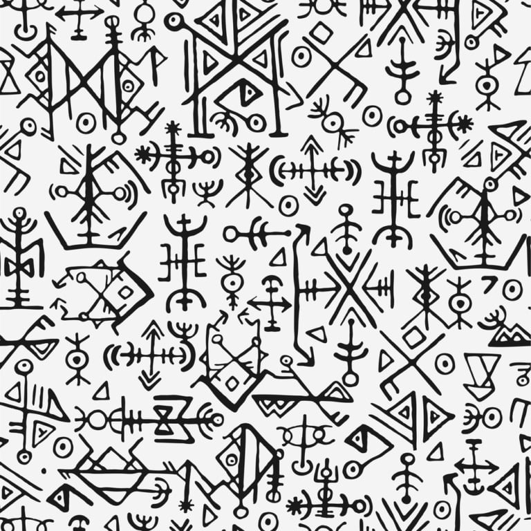 Norse futhark pattern