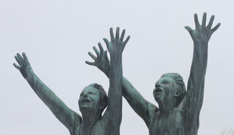 Poor children in Norway