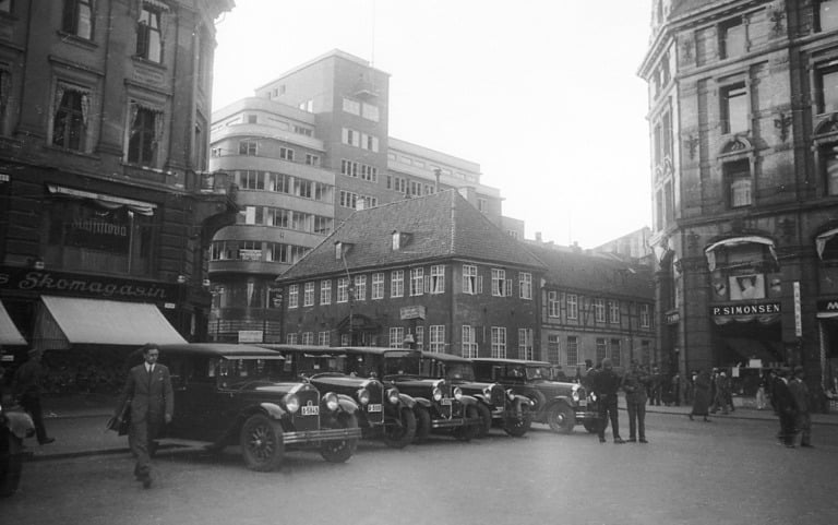 Oslo Stortorvet in 1932