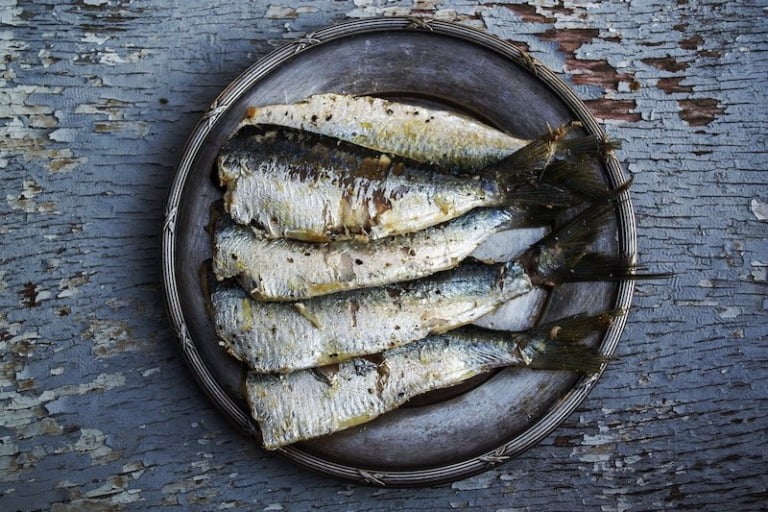 Simple fish dish served on a plate