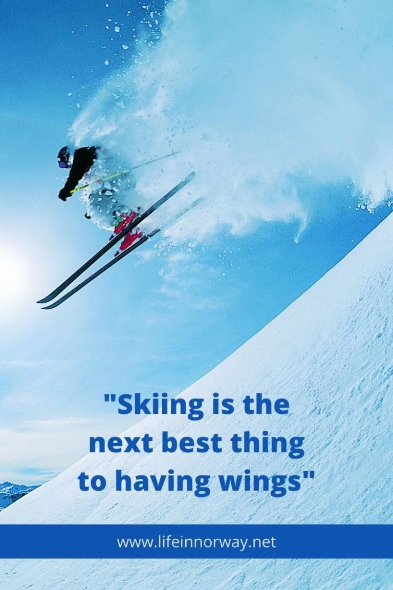 Skiing is the next best thing to having wings.