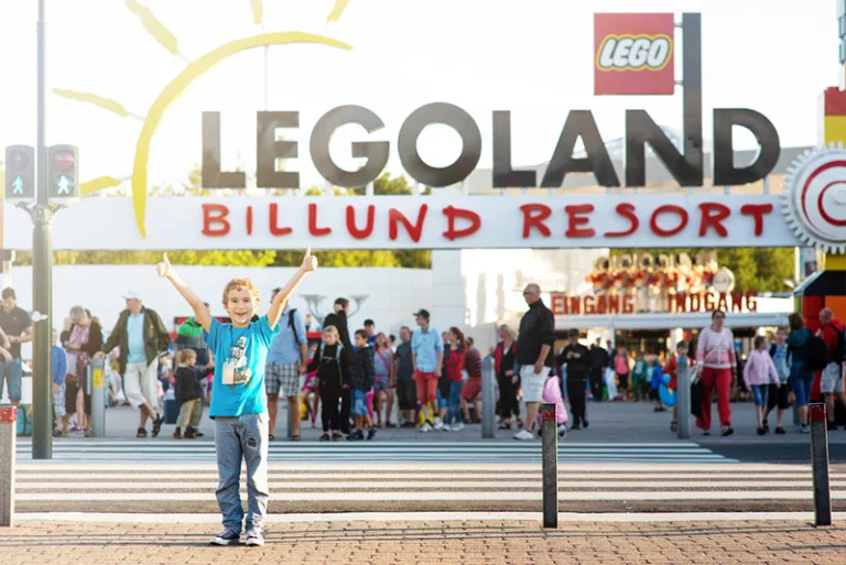 Danish boy at Legoland in Denmark