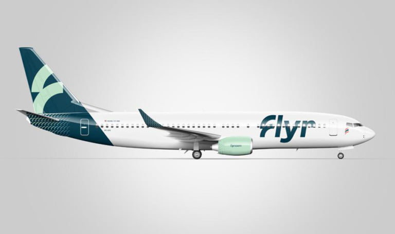 Flyr aircraft livery