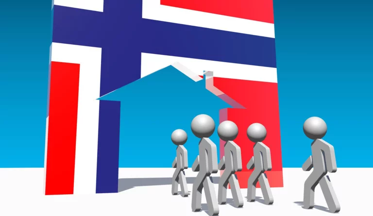 Immigration to Norway concept image
