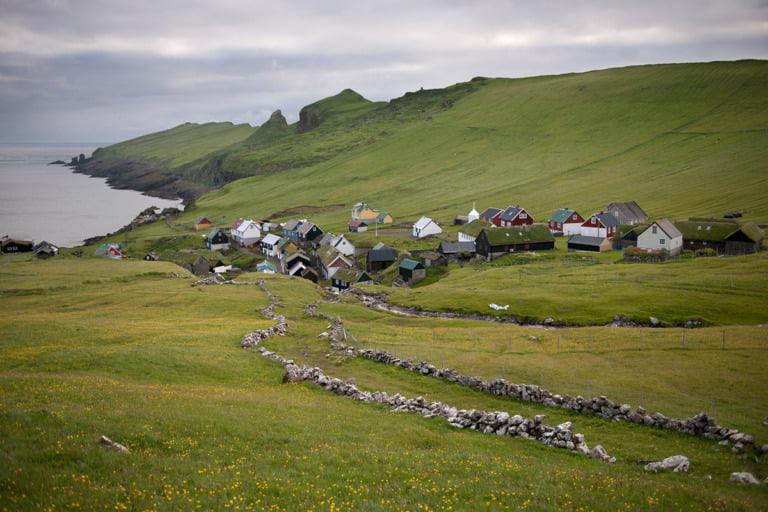 Mykines in the west of the Faroe Islands
