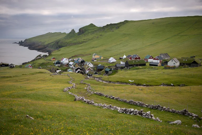 Mykines in the west of the Faroe Islands