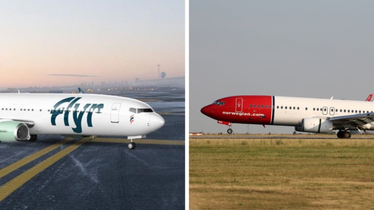 Norway airlines, Flyr and Norwegian Air.