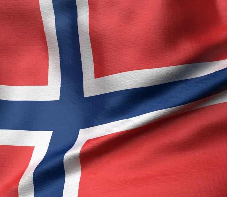 Norway flag illustration