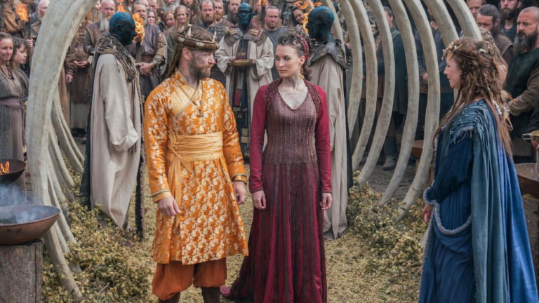 viking wedding dress