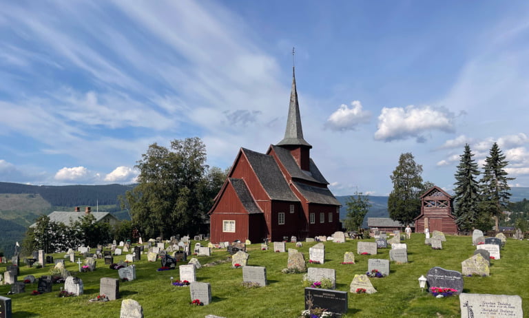Hegge Stave Chruch in Valdres, Norway