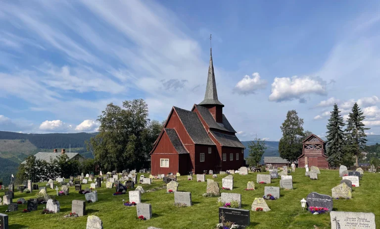 Hegge Stave Chruch in Valdres, Norway