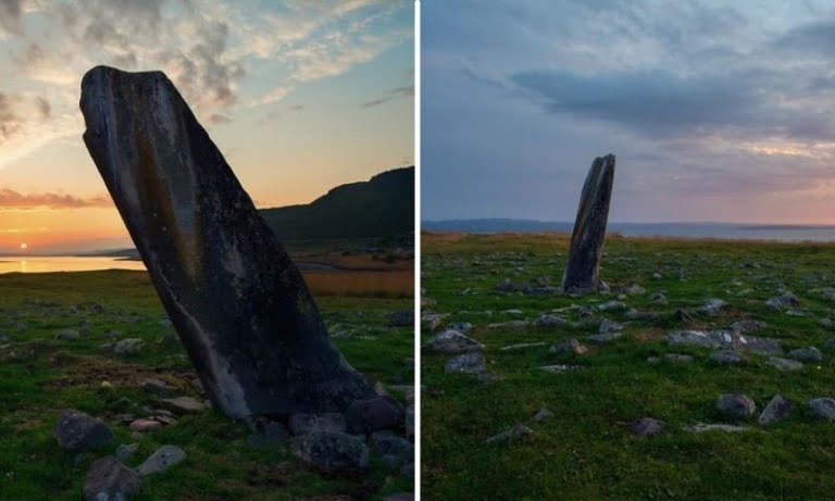 Sami monument at Mortensnes, Varanger