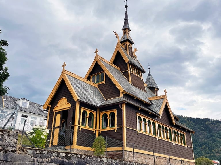 St. Olafs Church in Balestrand, Norway