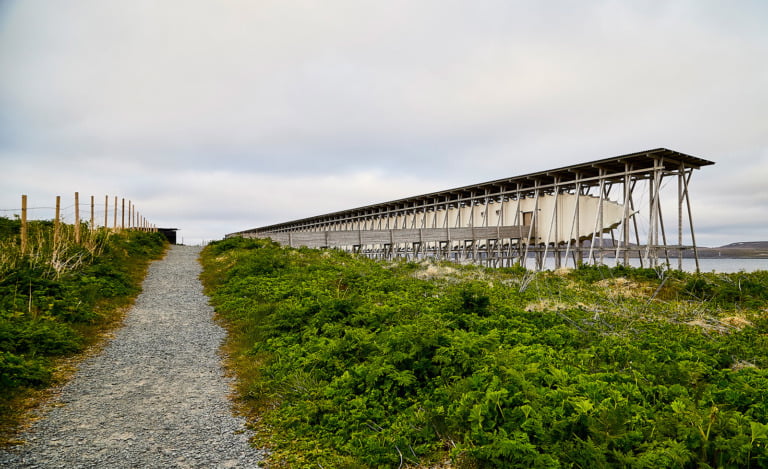 The Steilneset memorial in Vardø, Norway