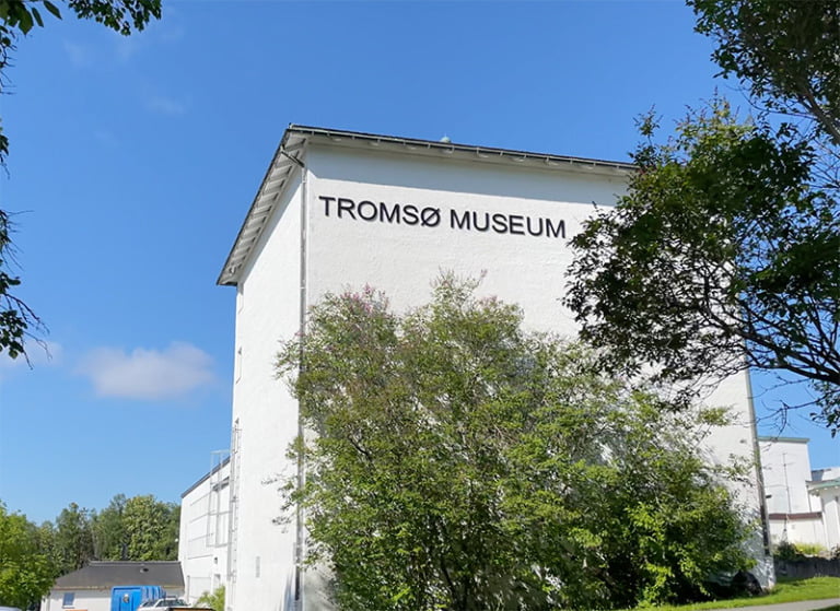 The entrance of Tromsø Museum