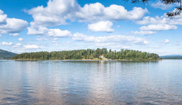 Utøya island in Norway's Tyrifjord.