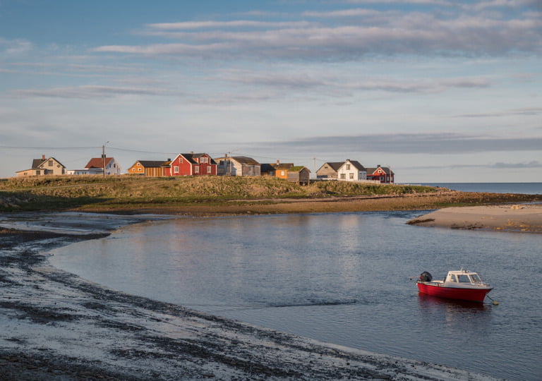 A small coastal community in Varanger, Norway