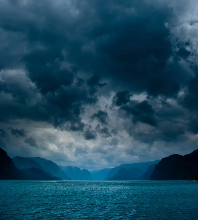 A stormy sky in Norway