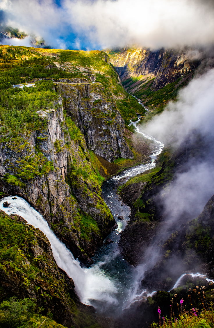 Vøringsfossen waterfall in Norway