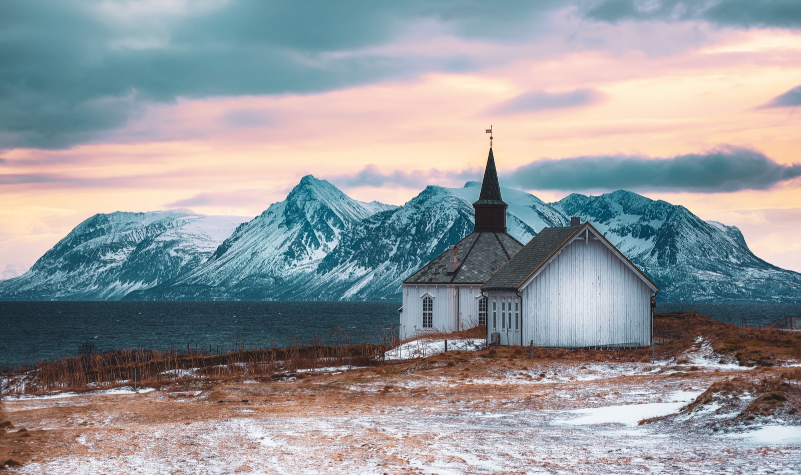 Norwegian church in the north of Norway