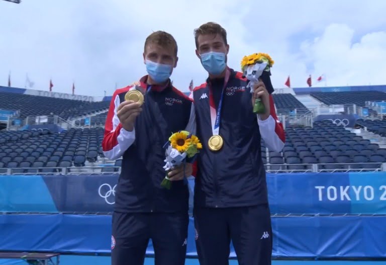 Beach volleyball-Norway's Mol and Sorum wins men's gold at Tokyo