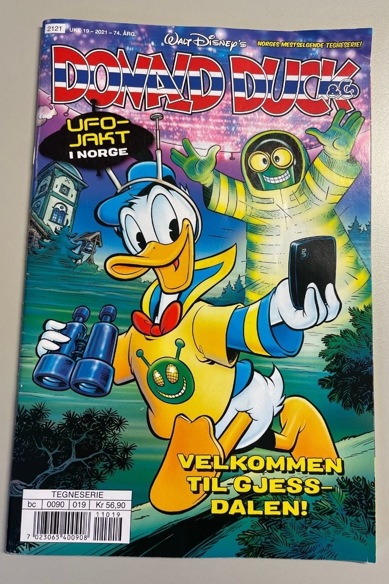 Donald Duck magazine in Norway