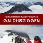 Norway Highest Mountain Pin