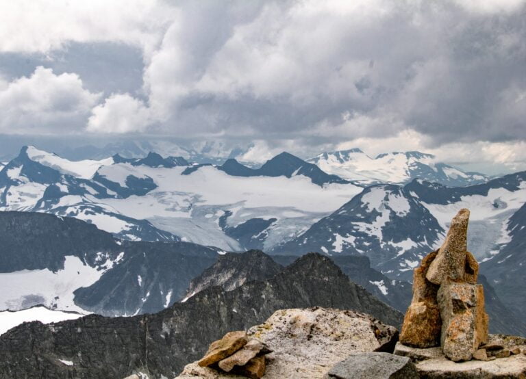 Cairn in Norway's Jotunheimen National Park.