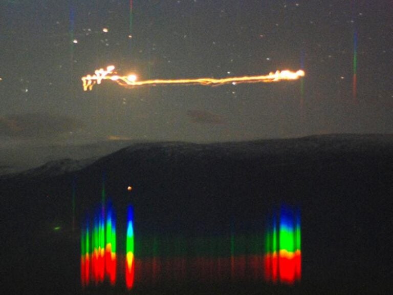 Scan of the Hessdalen lights in Norway