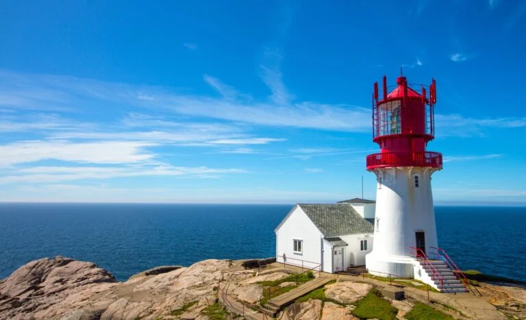 Lindesnes lighthouse at Norway's southern cape