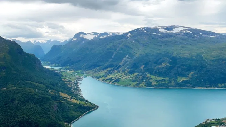 Nordfjord from the top of the Loen Skylift