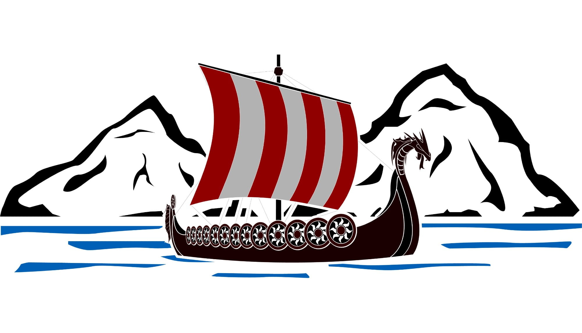 norwegian winter celebrations clipart