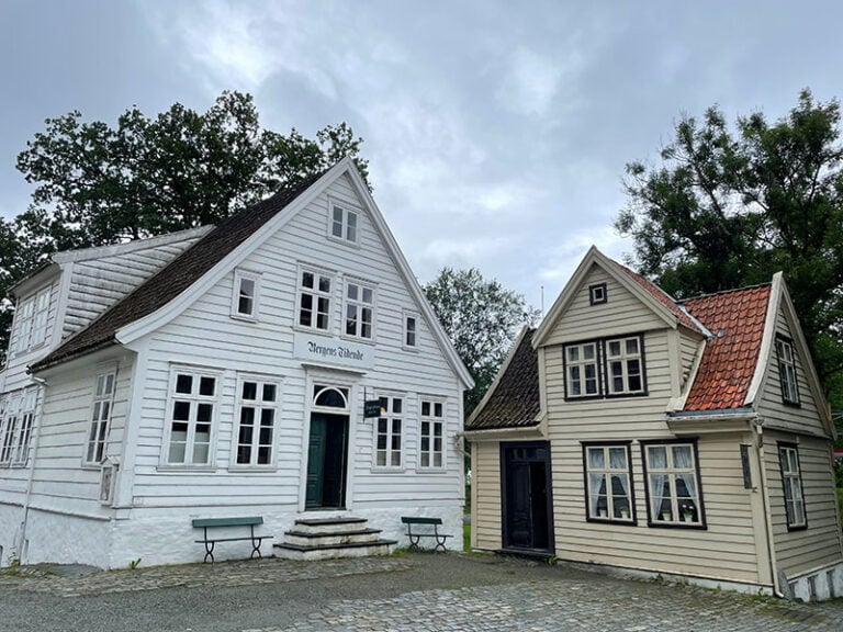 Two museum buildings in Bergen, Norway