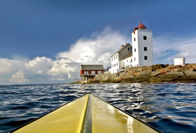 Fulehuk lighthouse in the Oslofjord