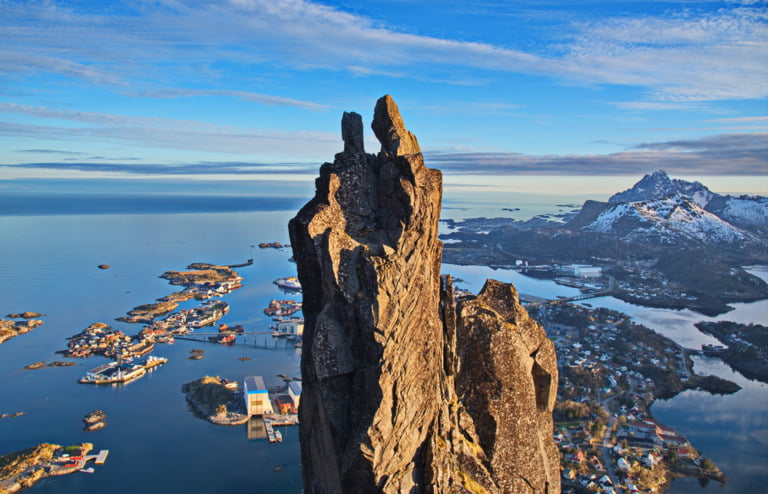 The Goat's Horns in Svolvær, Lofoten Islands